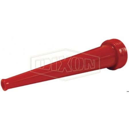 Dixon Plain Nozzle, 1-1/2 in Inlet, Polycarbonate Body, For Use with Hose PN15F